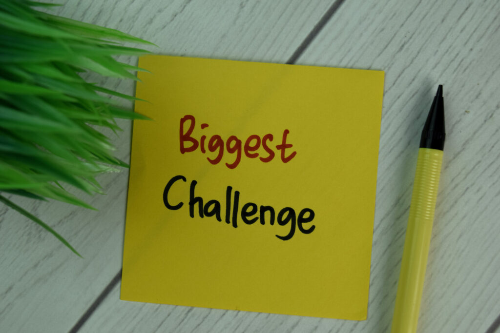 Healthy Lifestyle: Now or Never? 9 vecteezy biggest challenge written on sticky note isolated on wooden 2130285