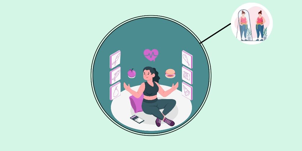 Girl with weight loss myths