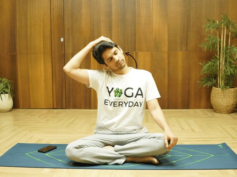 13 Desk Yoga Poses Which Are Perfect For The Office Yoga At Your Desk 2 Neck Stretches