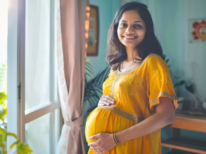 Essential Health Screenings for Women 6 Illustration or image of a pregnant woman