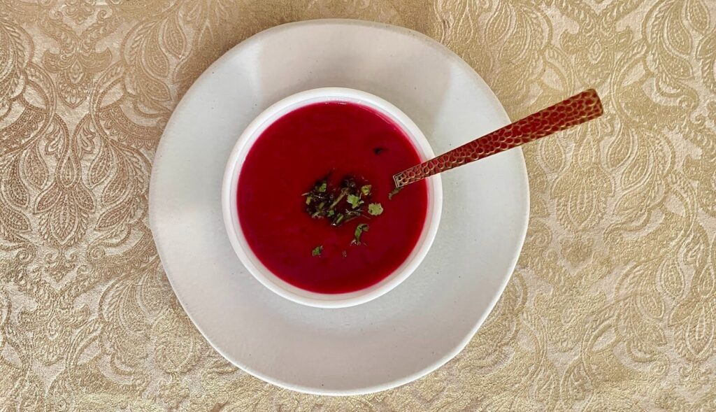 Beetroot Lentil Soup