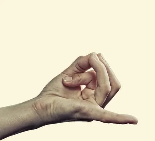 Apana Vayu Mudra hand position for heart health and cardiac support