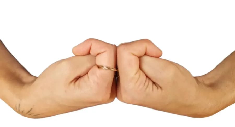 Brahma Mudra hand gesture with four-direction neck movement demonstration