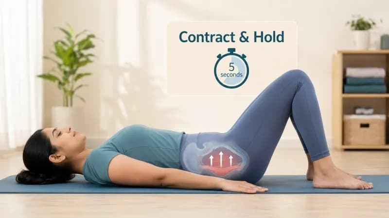 Kegel contraction is one of the Best Pelvic Floor Exercises for Women