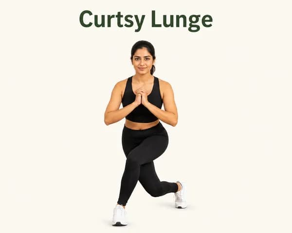 Curtsy Lunges: Build Stronger Glutes and Sculpted Outer Thighs
