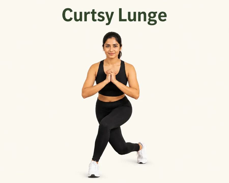 Curtsy Lunges: Build Stronger Glutes and Sculpted Outer Thighs