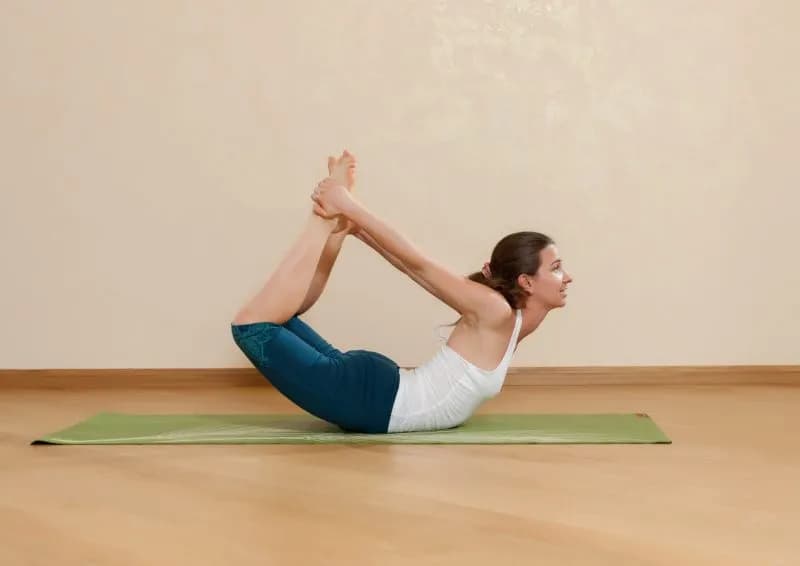caucasian woman is practicing yoga at studio dhan 2026 04 13 04 07 29 utc 1