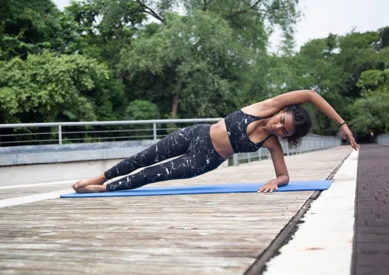Oblique workout for women