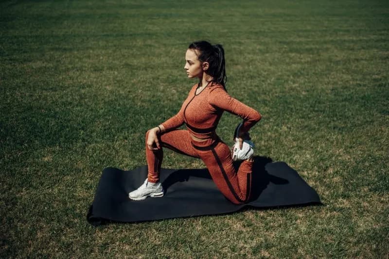Benefits of strength training for women can be understood by practicing lunges